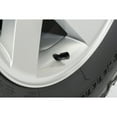 thumbnail image 2 of Nissan New Logo in Black on Black Aluminum Cylinder-Style Tire Valve Stem Caps, 2 of 4