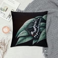 thumbnail image 2 of Orinice Linen Throw Pillow Cover Orange Black and White Butterfly Commonly Known As Small Home Decor Pillowcase  Cushion Cover for Sofa Couch Bed and Car White, 2 of 5