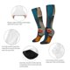 thumbnail image 3 of Fotbe Abstract Colorful Duality Calcetas Divertidas Estampadas para Hombre y Mujer, Calcetas de Algodón hasta la Rodilla para Caminar, Correr, Enfermería y Embarazo, 3 of 6