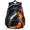Black, variant on Football Rugby Sports Laptop Backpack for Women Men, 18.3 Inch Large Computer Backpacks Fashion Teacher Nurse Bag Casual Daypack for Work Travel