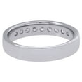 thumbnail image 4 of 14K White Gold Channel Set Diamond Mens Wedding Band Engagement Ring 0.50 Ct., 4 of 5