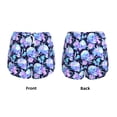 thumbnail image 5 of Picia flower Skull star Pattern Women's 2 in 1 Athletic Running Shorts High Waisted Workout Casual Gym Sweat Shorts with Comfy Liner Zipper Pockets-Medium, 5 of 9