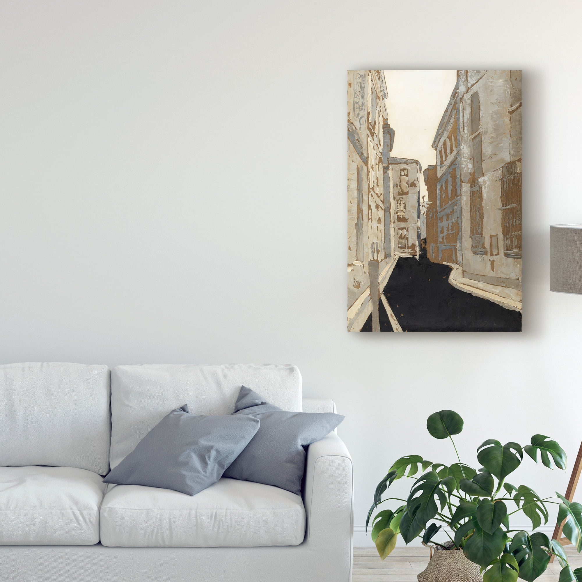 Trademark Fine Art 'Non Embellished Streets of Paris I' Canvas Art by Megan Meagher