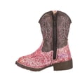 thumbnail image 3 of Roper Girls Aztec Glitter Square Toe Cowboy   Mid Calf Boots, 3 of 5