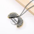 thumbnail image 5 of Collar You Are My Sunshine con colgante de mensaje grabado para mujer, 5 of 5