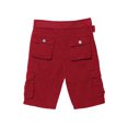 thumbnail image 2 of RAW X  Boy's Belted Twill Cargo Shorts, Red, 16, 2 of 6