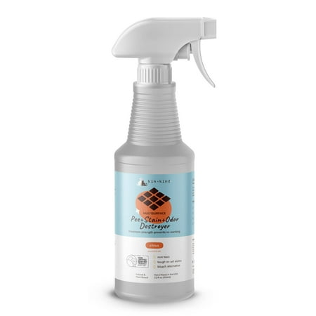 UPC: 0850027253190 | kin+kind Pet Odor Eliminator for Home – Litter Deodorizer  Pet Urine Odor Eliminator Spray and Stain Remover Spray for Harwood Floods  Carpet and Fabric – Pee  Odor and Stain Destroyer 32 fl oz