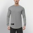 thumbnail image 2 of Siilsaa Men's Everyday Basic Space Dye Hoodie Grey,XL, 2 of 5