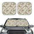 thumbnail image 2 of Gukieu Mushroom Garnish Print Car Windshield Sun Visor, Foldable Anti-UV Car Sun Visor Suitable for Vans, Trucks Car Accessories-Large, 2 of 6