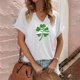 thumbnail image 5 of Tops Cortos para las Mujeres San Pablo's Día Impreso Cuello en V Envuelto Casual Top, Ligero para Todas las Estaciones Hogar Y Uso Diario, 5 of 8