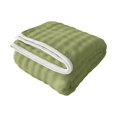 thumbnail image 6 of Hvmvliv Fleece Blanket 47x78in Embroidered Flannel Lap Blanket with Non-Slip Backing Perfect for Office Naps Car Travel and Wheelchair Use Green, 6 of 6