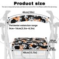thumbnail image 6 of HELLHERO Corgi Rollator Walker Cover Seat & Backrest Cover Set & Piano Keys Stretchable Material for Seniors Men Women Gift Option, 6 of 7