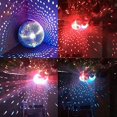 thumbnail image 3 of Efecto de IluminacióN de Escenario Colorido 8 Pulgadas 20 Cm Bola de Brillo de Espejo de Discoteca DecoracióN de Fiesta de Navidad de Plata Ligera, 3 of 5