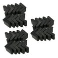 thumbnail image 1 of Couvre-pieds en Forme de L en Caoutchouc 30 Pcs Noir, 1 of 5