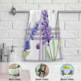 thumbnail image 6 of Dreamtimes Lavender Soft Hand Towels 2-Piece Absorbent Bath Towel Decorative Fingertip Towels for Bathroom Gym Spa Hotel Beach Swimming Pool,14.4" x 28.3", 6 of 7