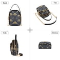 thumbnail image 3 of FORMRS Crossbody Bag for Women Quilted Travel Shoulder Cell Phone Purse with Chain Strap Handbag, Gold Art Pattern, 3 of 7