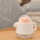thumbnail image 4 of Humidificador de piedra de sal de cristal de 360 ml con forma de tetera, humidificador de niebla cálida, 4 of 8