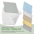 thumbnail image 5 of MLINS 1500 Pcs  Paper Piecing Paper Quilting Templates Quilting Patchwork Sewing Pattern Paper For Beginners, 5 of 8