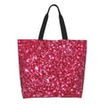 thumbnail image 1 of Easygdp Pink Glitter Bolsas Tote para Mujer, Bolsos de Hombro para Viaje, Bolsos de Mano de Gran Capacidad para Compras y Trabajo, 1 of 8