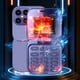 thumbnail image 5 of Herunwer Unlocked Mini 2G Flip Cell Phone, Dual SIM Card, Senior-Friendly Large Button Design with External Screen, 5 of 9