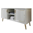 thumbnail image 2 of Castle Place Glam 47" TV Stand Console for TVs up to 55", Light Gray, 2 of 9