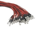 thumbnail image 4 of 20-1000pcs 3mm 5mm 10mm LED Pre-wired water clear 3V 5V 12V Red Green Blue white RGB UV light-emitting diode with Plastic Holder, 4 of 5