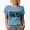 Baby Blue, variant on Don't Make Me Use My Teacher Voice, Groovy Retro Wavy Text Merch Gift, Heather Grey T-Shirt, Medium