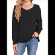 thumbnail image 1 of Camisas de Larga para Mujer, Blusas Plisadas Informales de Negocios con Puños Fruncidos. Negro XXL, 1 of 8