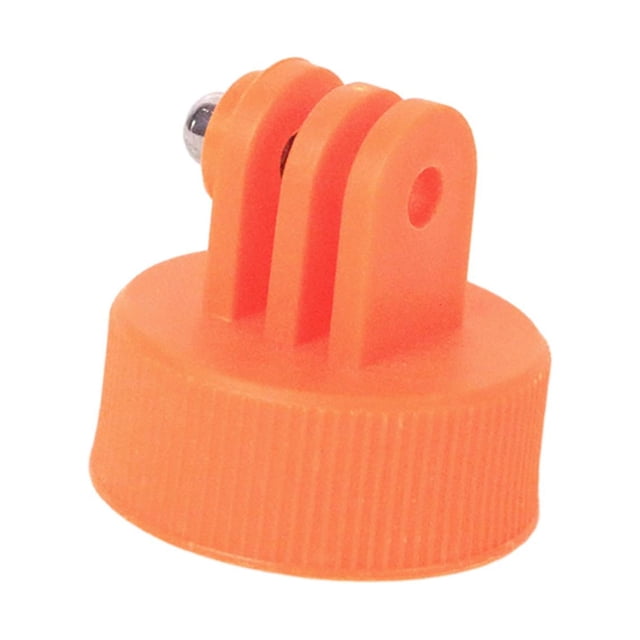 Sports Camera Monopod DIY Connector Water Bottle Connector Angle Adjustable Wear Orange