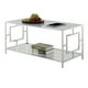 thumbnail image 2 of Mesa de centro cromada Ergode Town Square con estante S14-135-VV, 2 of 2