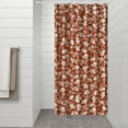 thumbnail image 3 of Romantic Peony and Rose Floral Curtain 36x72, Rustic Wildflower Bloom Pattern with Quick-Dry Hooks, 3 of 5