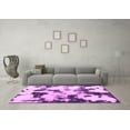 thumbnail image 3 of Ahgly Company Indoor Rectangle Abstract Pink Modern Area Rugs, 8' x 10', 3 of 4