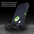 thumbnail image 4 of Petocase for iPhone XR Case,Shockproof Dust/Drop Proof 3-Layer Full Body Protection [Without Screen Protector] Rugged Heavy Duty Durable Cover Case,Navy Blue, 4 of 7