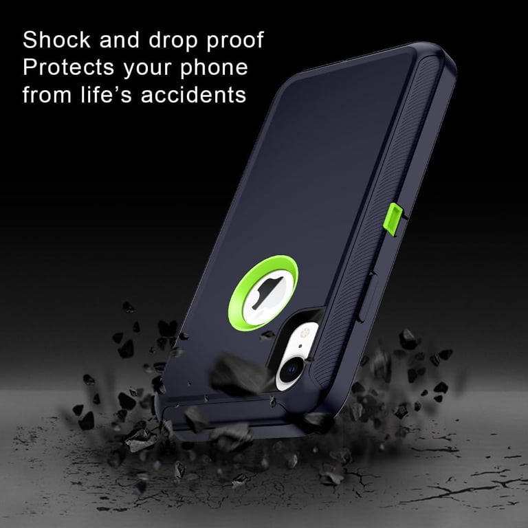 Petocase iPhone XR Shockproof Rugged Case, Navy Blue photo 4
