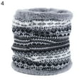 thumbnail image 1 of Opolski Women Winter Soft Breathable Wrap Ring Thick Warm Knitting Scarf Neckerchief, 1 of 9
