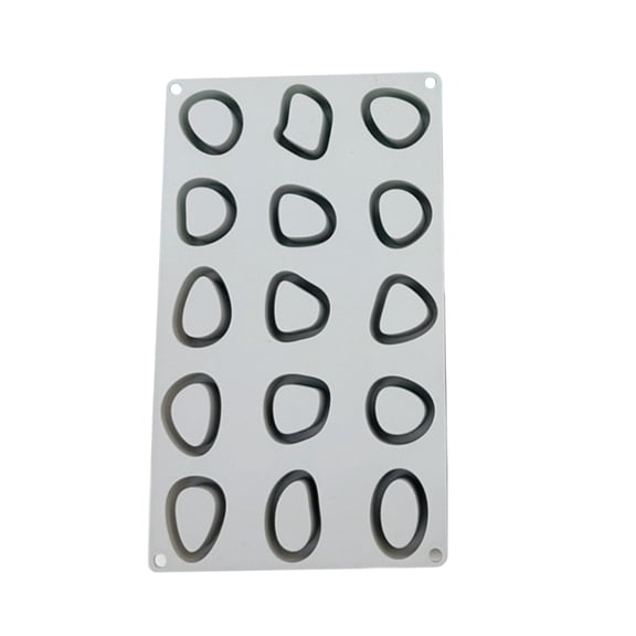 3D-Baking Molds Dessert Molds Irregular Stone Chocolate Mold for Mousse-Dessert