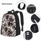 thumbnail image 3 of Fotbe Cow Skin Set Escolar 3 en 1 para Niños - Mochila Duradera con Lonchera Aislante y Estuche para Lápices - Mochila Escolar para Niños y Niñas, 3 of 7