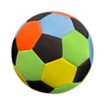 thumbnail image 4 of Balón de fútbol de interior silencioso, balón de fútbol, ​​regalo clásico, suave y silencioso, para entrenamiento al aire libre. Negro Verde Rojo 20cm, 4 of 8