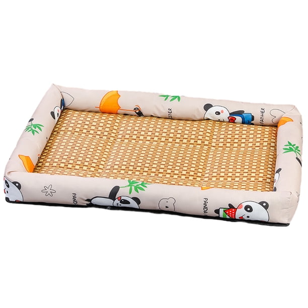 Estera de enfriamiento automático para mascotas de verano, no requiere electricidad, almohadilla para cama de perrera para tamaños pequeños a XXX grandes, la estera para dormir mantiene a los perros