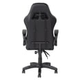thumbnail image 5 of Pemberly Row Contemporary Black Vinyl PVC Fabric Reclining Gaming Chair, 5 of 12