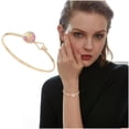 thumbnail image 1 of Up to 65% Off Fashion Simp le and Versatile Round Multicolor Fish Scales Bracelet Necklace Rings Earring Jewelry on Clearance, 1 of 2