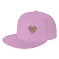 thumbnail image 1 of ZICANCN Golden Heart Pattern Caps CCaps Hapeaux de Camionneur Baseball pour Hommes et Femmes, Réglables à Plat Respirant Rose, 1 of 6
