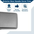 thumbnail image 5 of Unique Bargains No.LR030193 Exterior Door Handle Cover Trim Fit for Land Rover LR4 / Discovery 4 2010-2016 Door Handle Cover 1 Pcs Matte Gray, 5 of 7