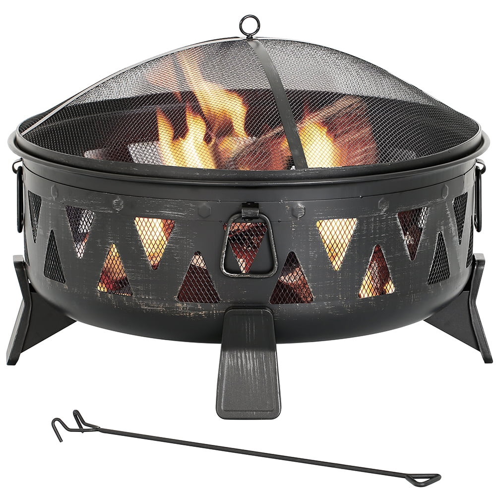 HeatMaxx 30" Round Wood Fire Pit