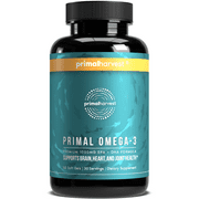 Primal Harvest Omega 3 Fish Oil Supplement, 60 Capsules