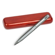 Elica Ball Pen - Silver with Single Gift Box Rosewood
