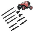 thumbnail image 4 of RC Car Drive Shaft, Black Durable Strong Easy To Install Steel Material Provide Driving Force RC Front Rear Drive Shaft  For RC Car, 4 of 8