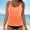 Orange, variant on Womens Tankini Bathing Suits Tummy Control Padded Bathing Suit with Shorts Two Piece Bathing Suits Summer Double Straps Modest Swimsuits Orange S