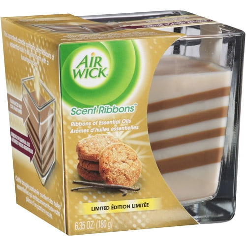 Air Wick Ribbons Scented Candle Vanilla Soft Velvet Scent 6 35 Oz Walmart Com Walmart Com