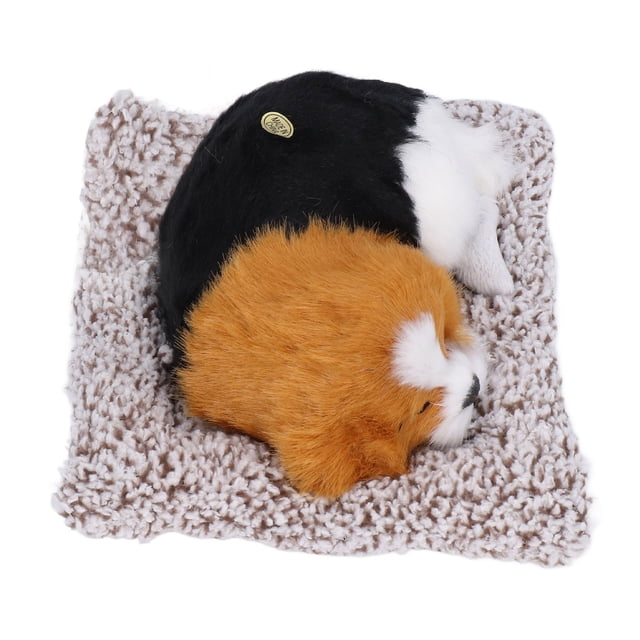 Perro durmiendo realista, perro durmiendo realista, adorable decoración de perro realista, cachorro durmiendo realista, diseño de última generación